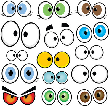Cartoon Eyes Set 01