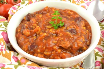 sauce with vegetables and rice