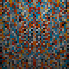 Abstract Vector Retro Square Background