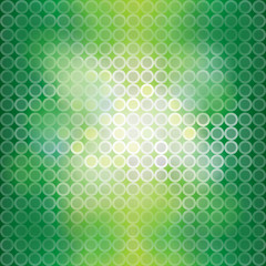 Green digital blinking light background