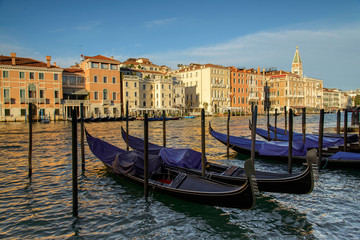 Fototapeta na wymiar Le grand canal à Venise