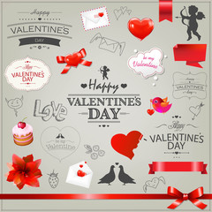 Big Set Valentines Day Icons