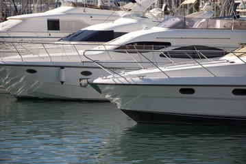 Fototapeta premium Luxury yachts