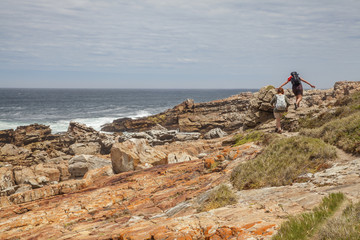 Wandern im Robberg NR, robberg nature reserve, südafrika