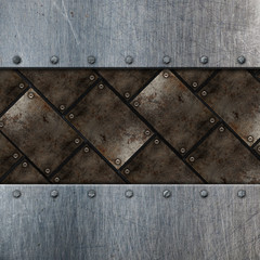 Grunge metal background