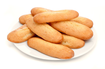 melindros, typical pastries of Catalonia, Spain