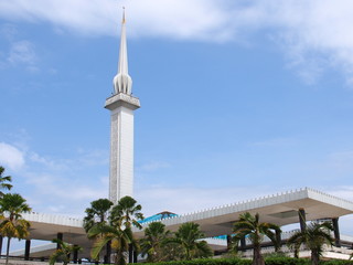Obraz premium National Mosque in Kuala Lumpur, Malaysia