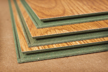 Pack of laminate panels, stylized natural wood
