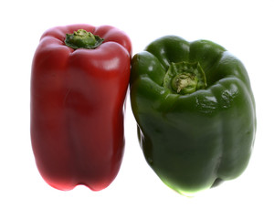 Green and Red Peppers