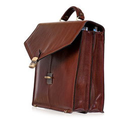 Leather briefcase