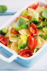 pasta with chicken and broccoli