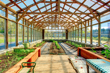 Big farm greenhouse