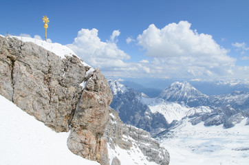 Blick auf die  Zugspitze