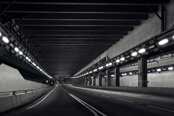Tableaux ronds sur plexiglas Tunnel Urban tunnel