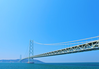 Akashi Kaikyo Bridge in kobe