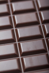 plain dark chocolate bar background