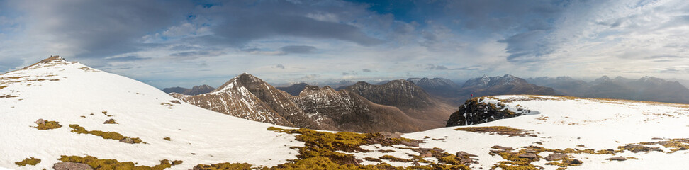 Snowcapped Mountain, Scotland