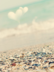 To Hearts in Love under the Sea, abstract symbols