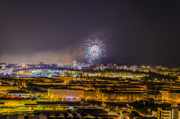 Fototapeta premium Beautiful fireworks