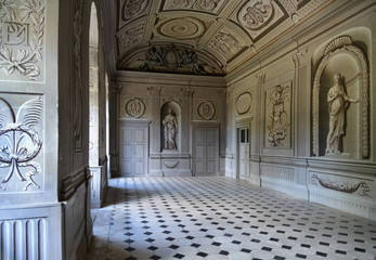 Grisaillen im Schloss Tanlay, Burgund / Frankreich