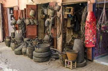 Strassenszene, Marrakesch, Marokko