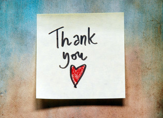 thank you note
