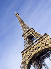Fototapeta premium The Eiffel tower is one of the most recognizable landmarks in th