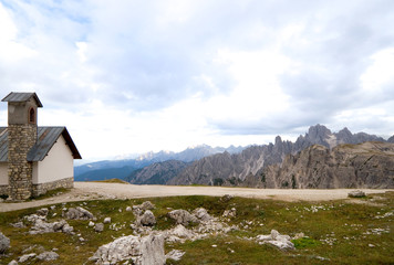 Kapelle in den Dolomiten - Alpen