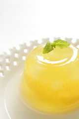 gourmet pineapple and Nata de coco jelly