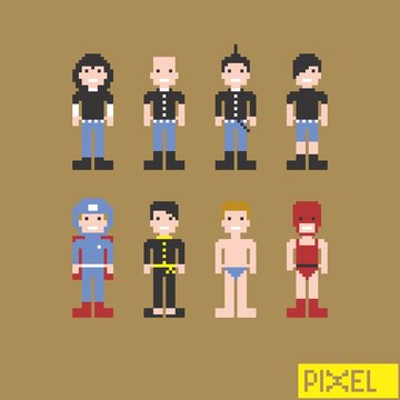 pixel people