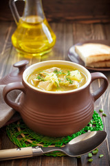 Pea soup