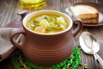 Pea soup