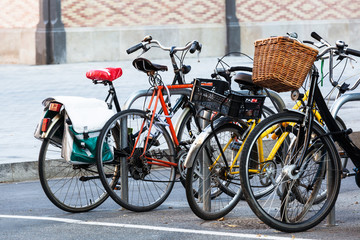 Fototapeta na wymiar bike parking
