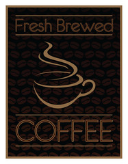 Coffee Design Fresh Brewed