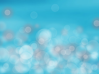 abstract background blue bokeh circles