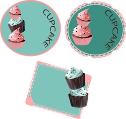 Cupcakes - obrazy, fototapety, plakaty