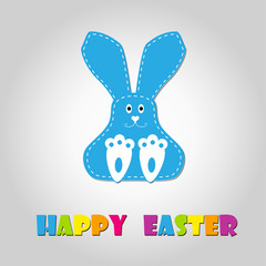 Happy easter cards illustration retro vintage