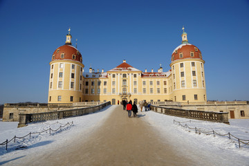 Fototapeta na wymiar Jagdschloss Motitzburg