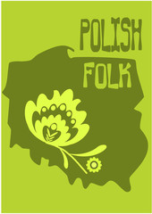 Polish folk - vector illustration.