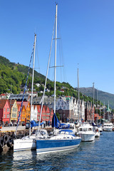 Der Hafen von Bergen © fotobeam