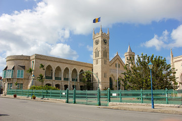 Parliament building, Bridgetown, Barbados - obrazy, fototapety, plakaty