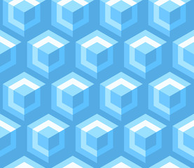 vintage cube effect wallpaper pattern