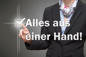 Anzeige - Alles aus einer Hand!