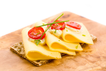 Knäcke mit Käse