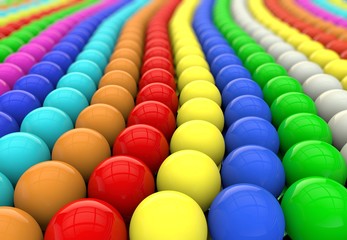 Multi-colored beads