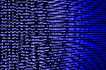 Standing Bits blue