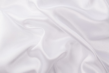 Obraz premium White silk fabric background