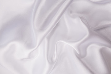 Fototapeta premium White silk fabric background