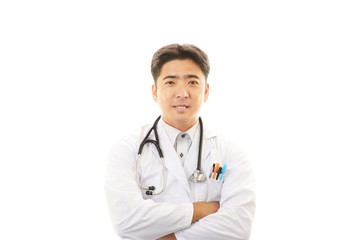 Fototapeta premium 診療中の真剣な表情の医師
