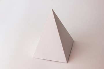 Pyramid isolated on white background